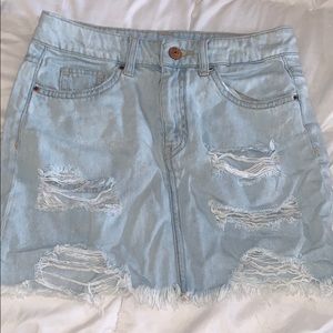 H&M jean skirt